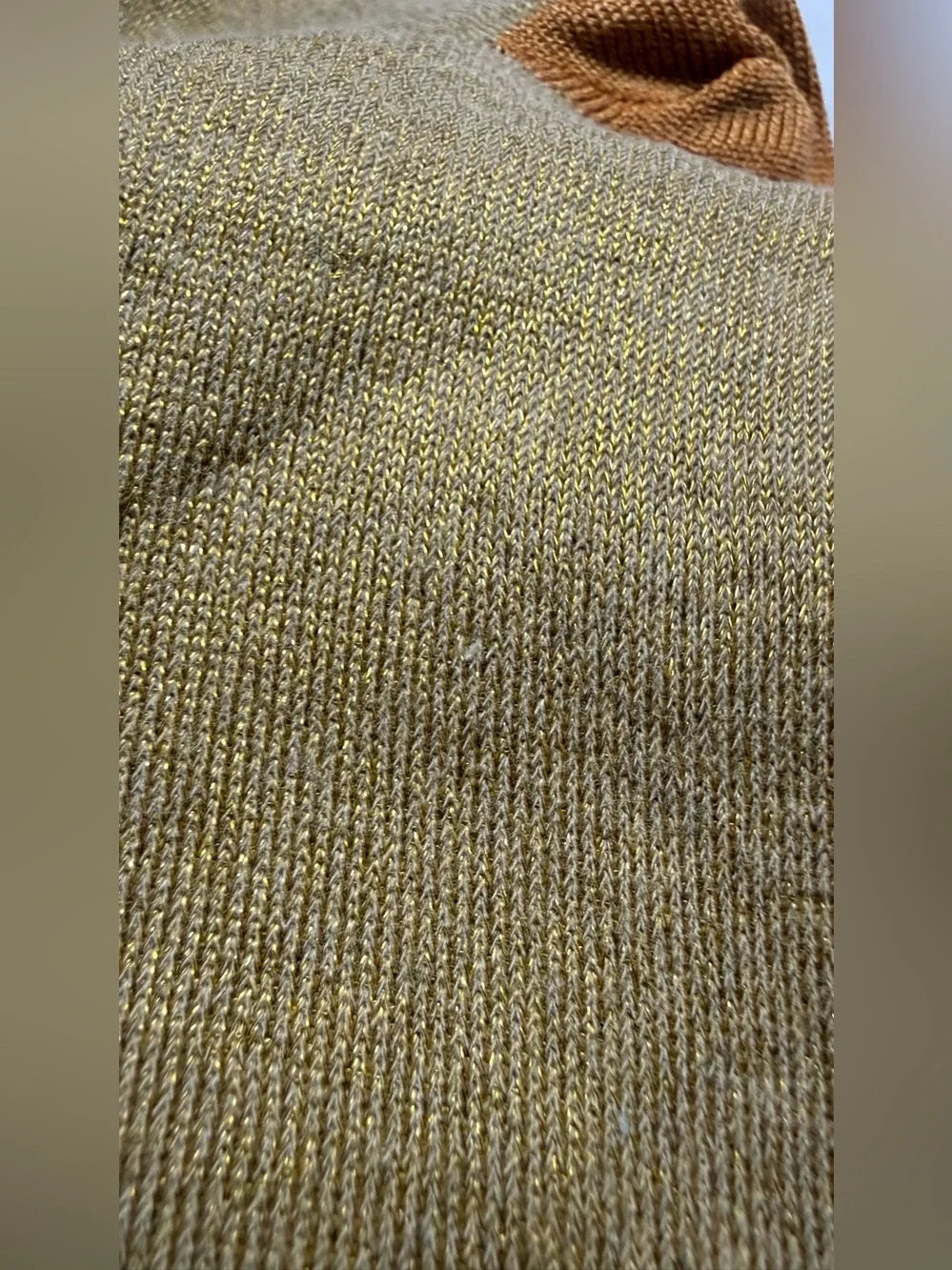 Maria La Rosa Metallic Socks Yellow Beige New